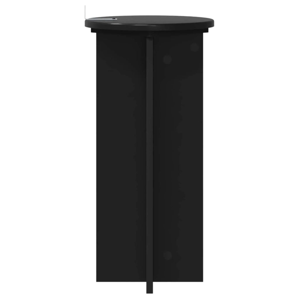 Supporto per piante 2 pcs Nero 29,5 x 29,5 x 60 cm