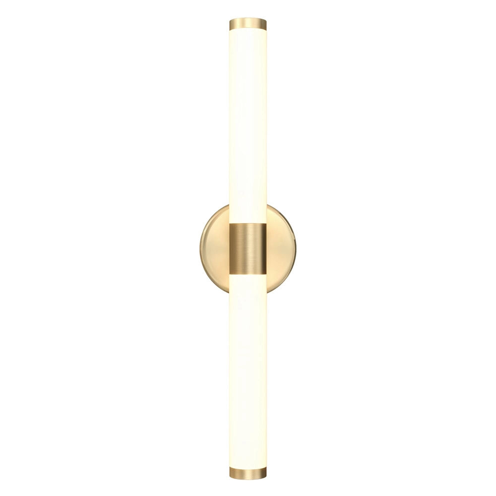 Maytoni Applique Moderna Axis 1 luce LED integrato oro alluminio acrilico