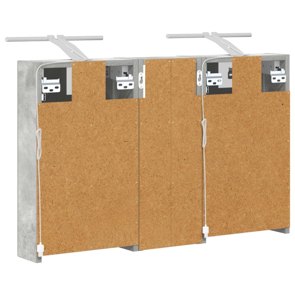 Set di Armadi da Bagno con lo scaffale 3 pcs 80 x 10,5 x 50 cm 3403659