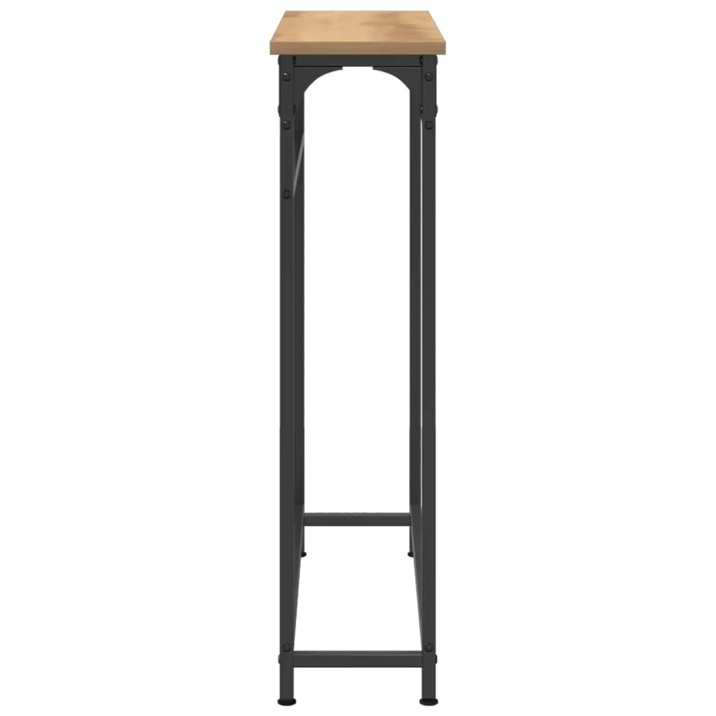 Tavolo consolle Rovere artigianale 75 x 19,5 x 75 cm 863504