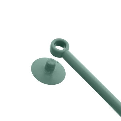 Tergivetro doccia verde in plastica antigraffio con ventosa Spring