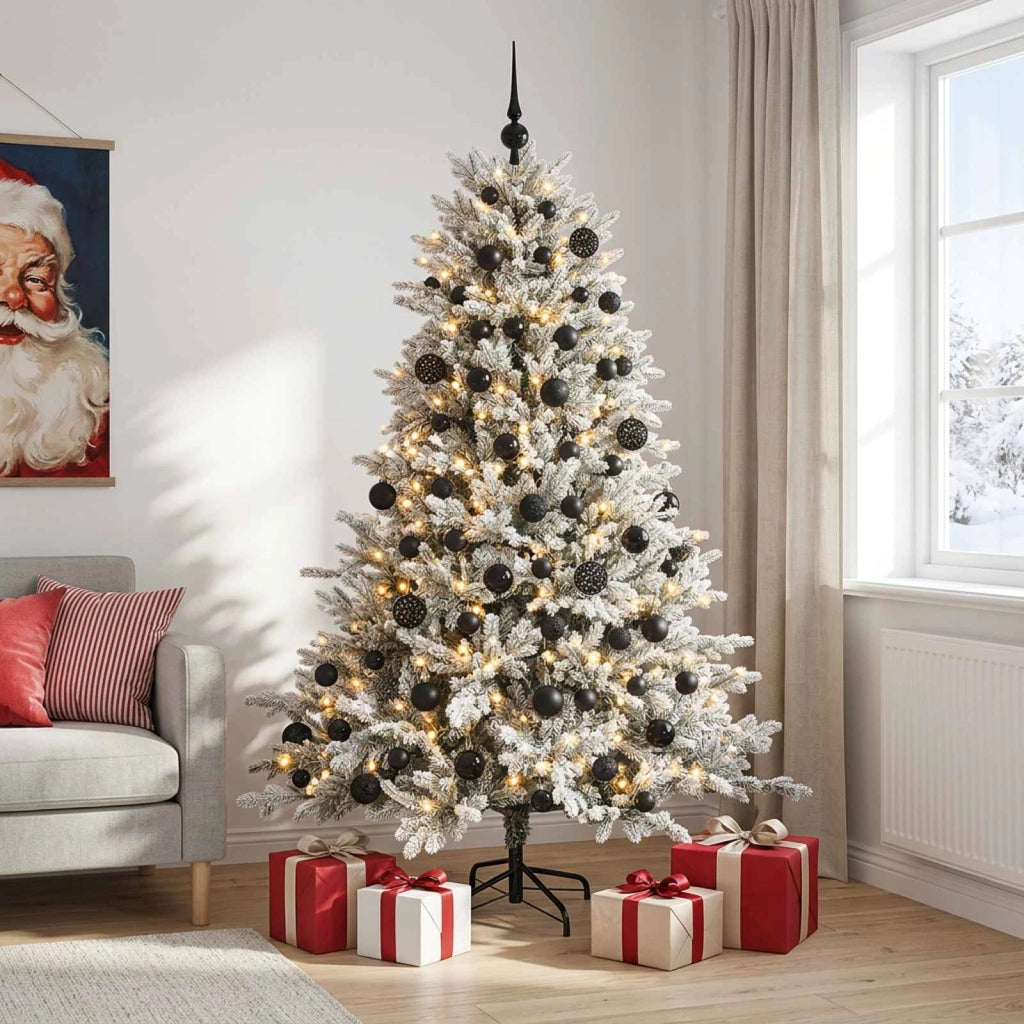Albero di Natale artificiale con palline 240 cm 300 LED 3466369