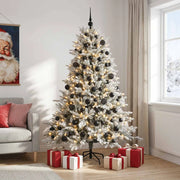 Albero di Natale artificiale con palline 240 cm 300 LED 3466369