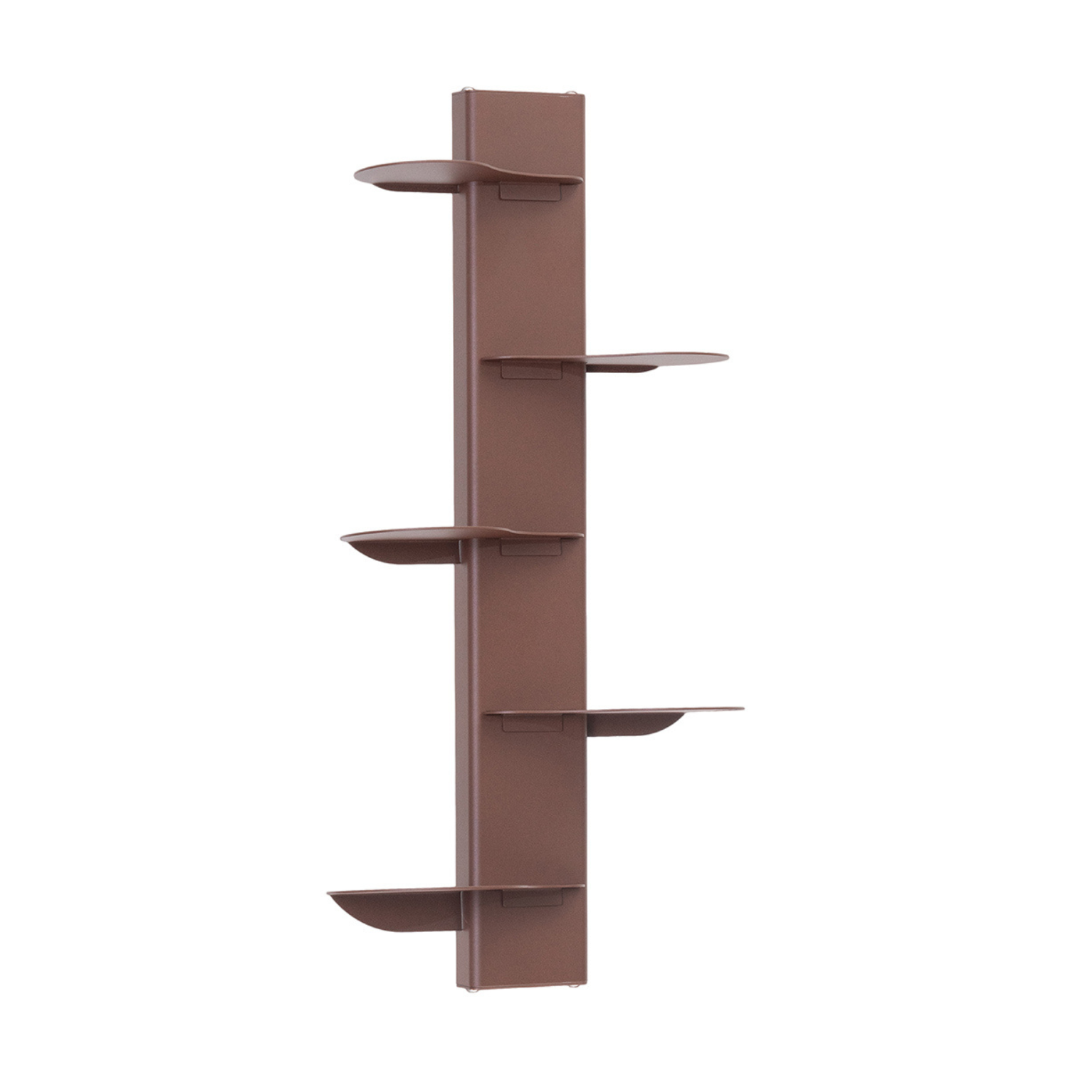 ALUBOX HYDRA Fioriera Da Parete A Colonna 83,5X43,5X20 cm Porta Vasi Da Parete Con Telaio In Alluminio E 15 Mensole In Lamiera Zincata Fioriera Da Interno Esterno 6 Kg Made In Italy COLORE: RUGGINE