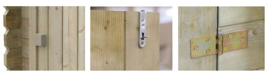 Mobile Tecnico Roby 120x89x113 cm legno impregnato