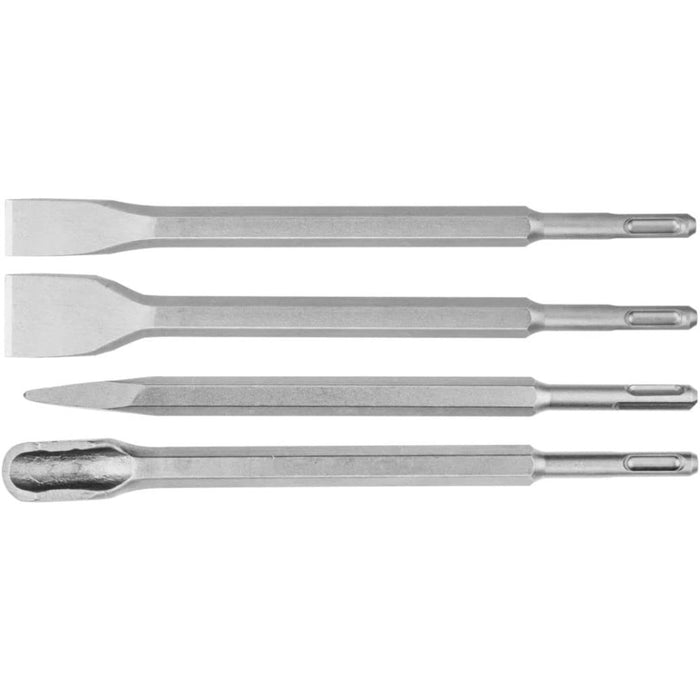 Topex 60h240 scalpelli, sds plus us, 4 pezzi