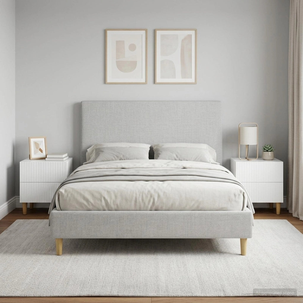 Armadio da Notte 2 pz Bianco Lucido 43 x 34,5 x 48 cm 894534