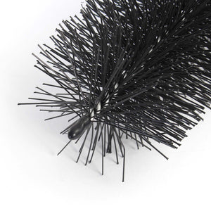 Set Black Brush con 24 spazzole per filtri a camera da laghetto, 60cm x Ø 15cm, polipropilene, nero, rimozione delle particelle più fini