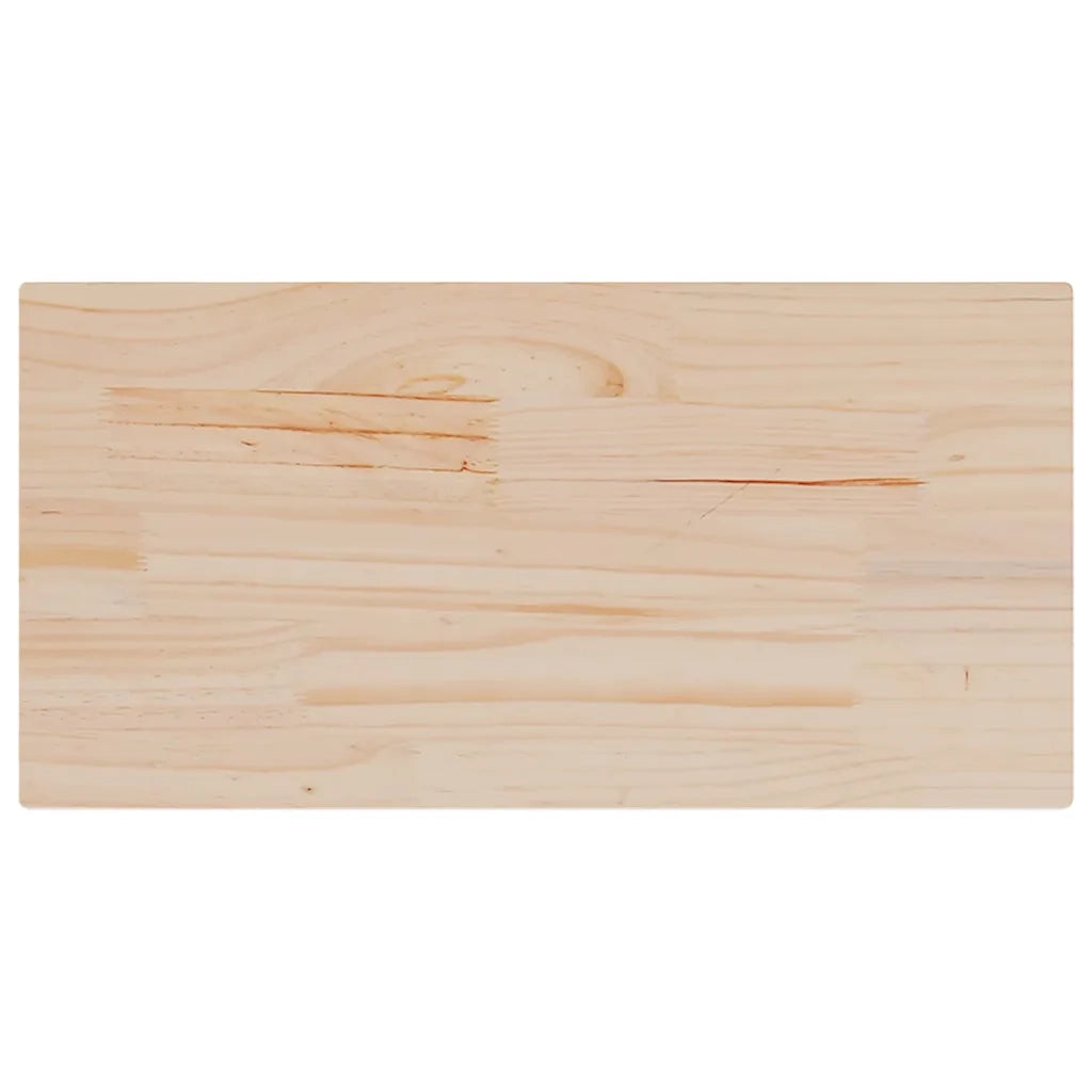 Piani Tavolo 4 pz 90x45x1,7 cm Rettangolare Legno Massello Pino