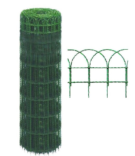 RETE ORNAMENTALE PLAST.VERDE H. 90CM X 25MT.