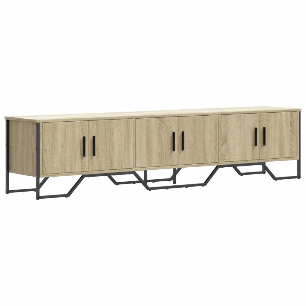 Mobile TV multimediale mensola TV credenza mobile TV sala da pranzo soggiorno camera da letto rovere Sonoma 180 x 34 x 41 cm legno ingegnerizzato marrone 02_0027510