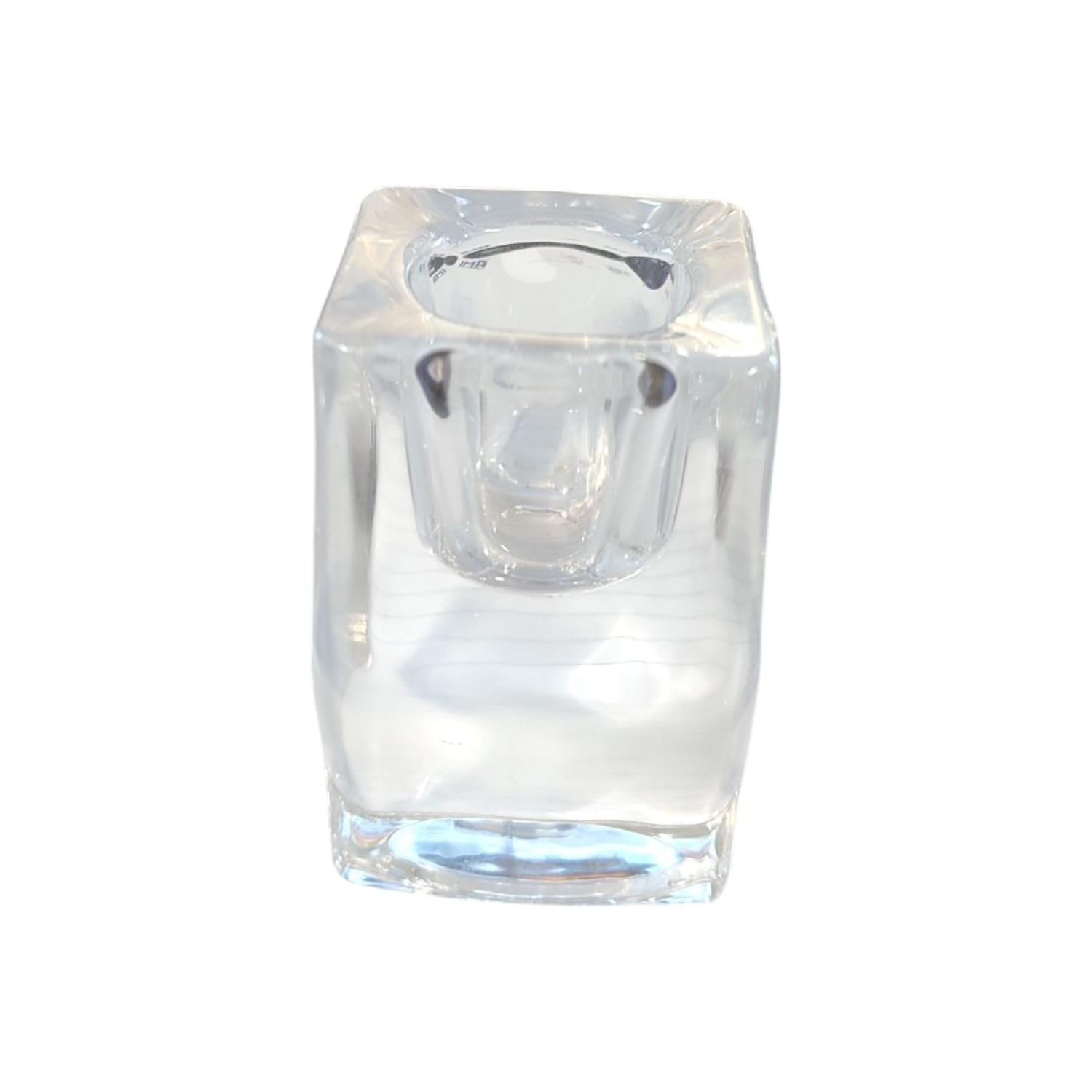 PORTA CANDELA ESAGONO VETRO