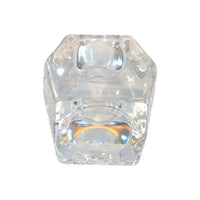 PORTA CANDELA ESAGONO VETRO