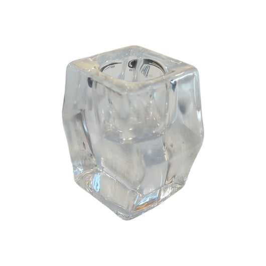 PORTA CANDELA ESAGONO VETRO