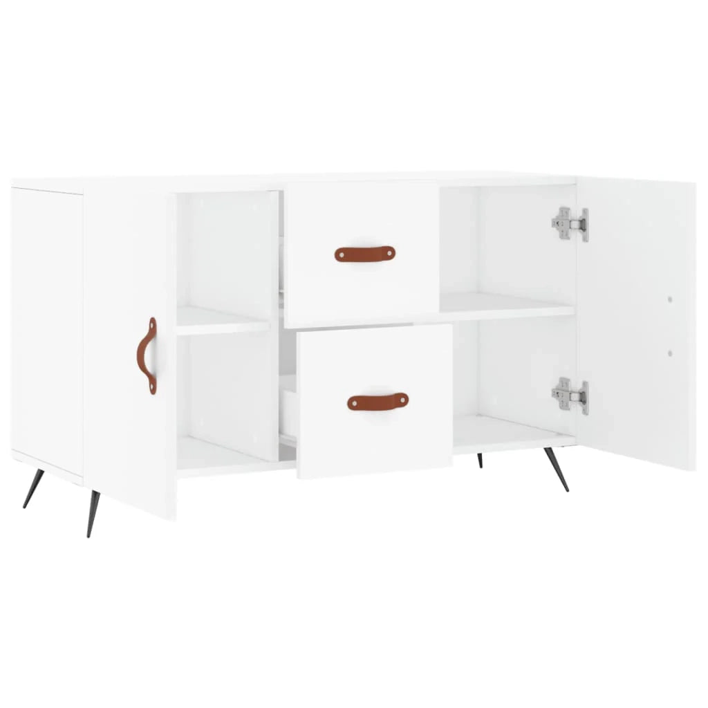 Buffet credenza cassettiera armadio mobile contenitore organizer per cucina soggiorno salotto 100 x 36 x 60 cm legno ingegnerizzato bianco 02_0030162