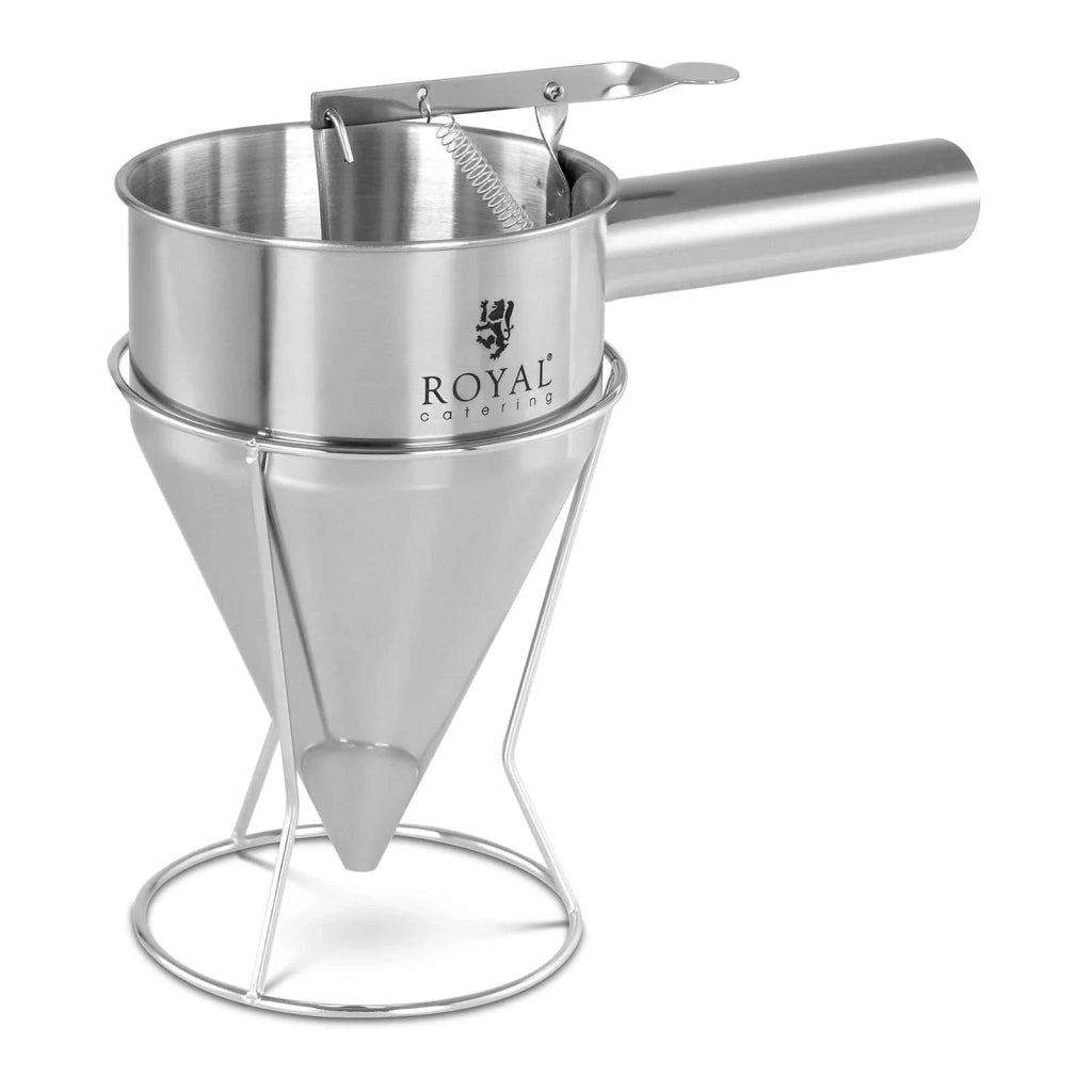 Imbuto a pistone in acciaio inox da 1,2 litri ugello da 8 mm modello professionale 14_0004630