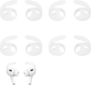 Orecchini per AirPods Pro 2 - 4 paia di orecchini antislip in silicone con borsa di trasporto