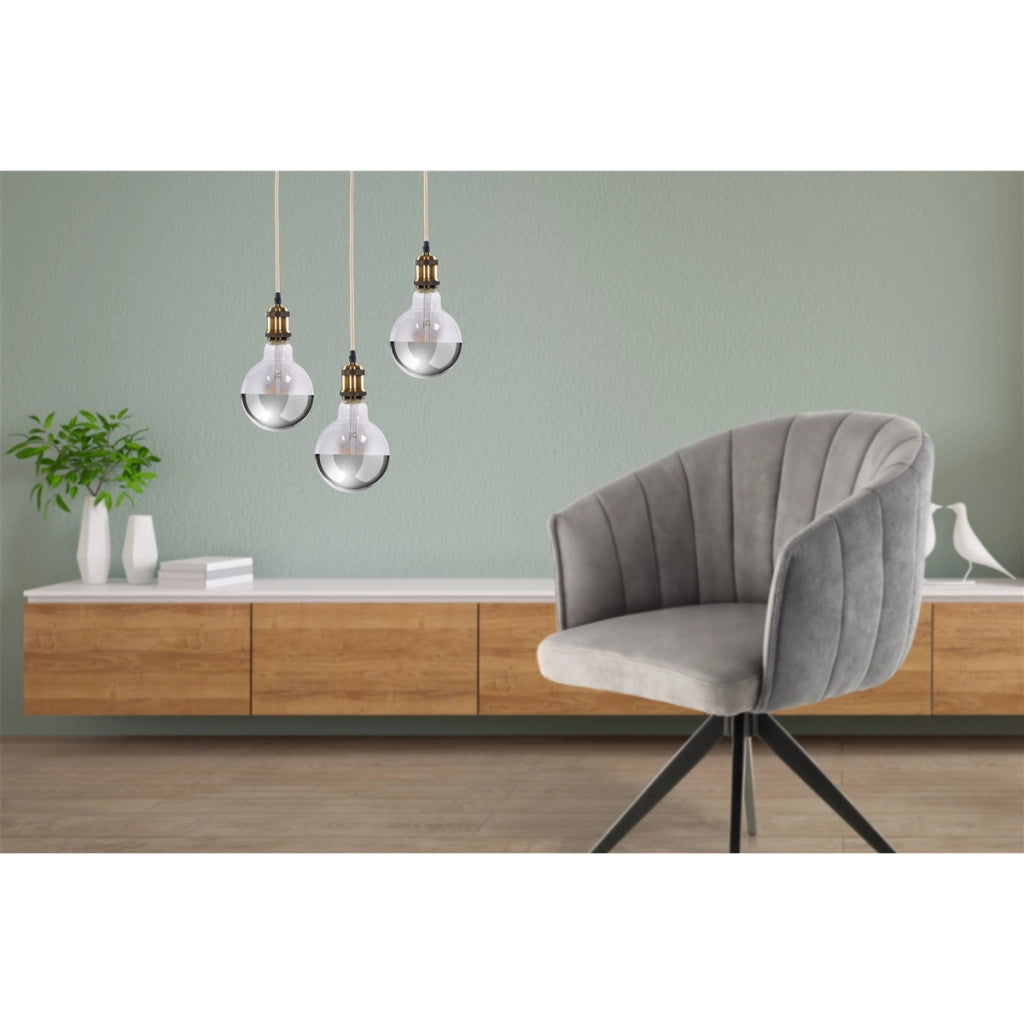 Lampadina LED Crux 2300 a cupola argento E27