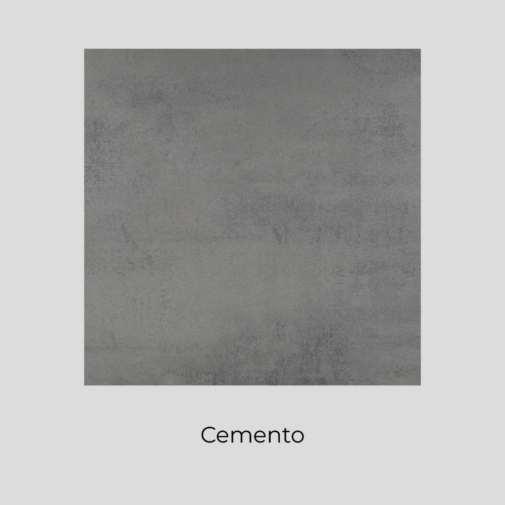 Pensile Bagno Lavanderia con 1 Anta e Vano a Giorno 43x27x58 cm in Nobilitato Grigio Cemento