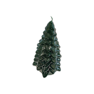 CANDELA ALBERO DI NATALE LACCATA VERDE
