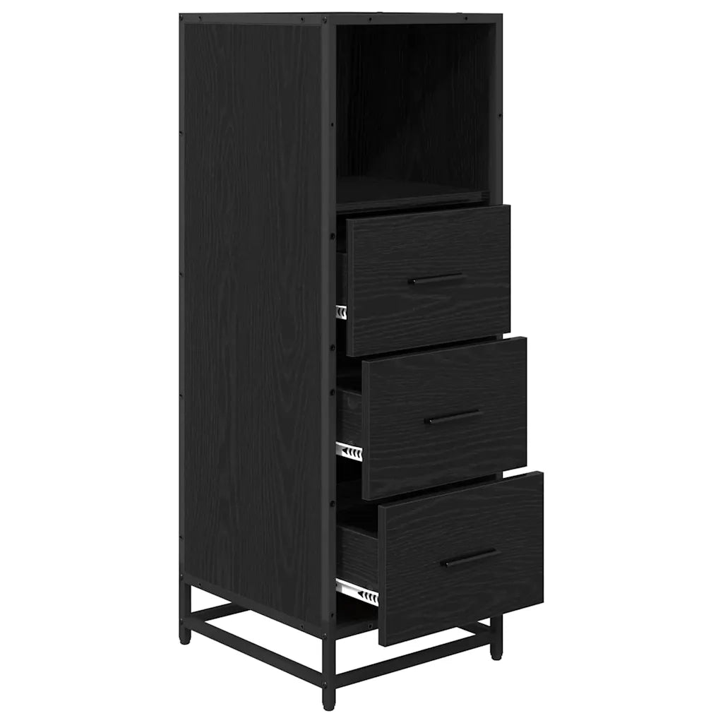 Set di mobili per il bagno Rovere Nero 35 x 37,5 x 100 cm