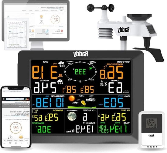 Multiplicatore di pioggia 14-in-1 con connessione Wi-Fi per uso all'aperto e interno