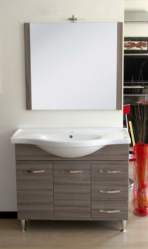 mobile bagno antonella 2 ante + 3 cassetti 105 palissandro cod:ferx.16970