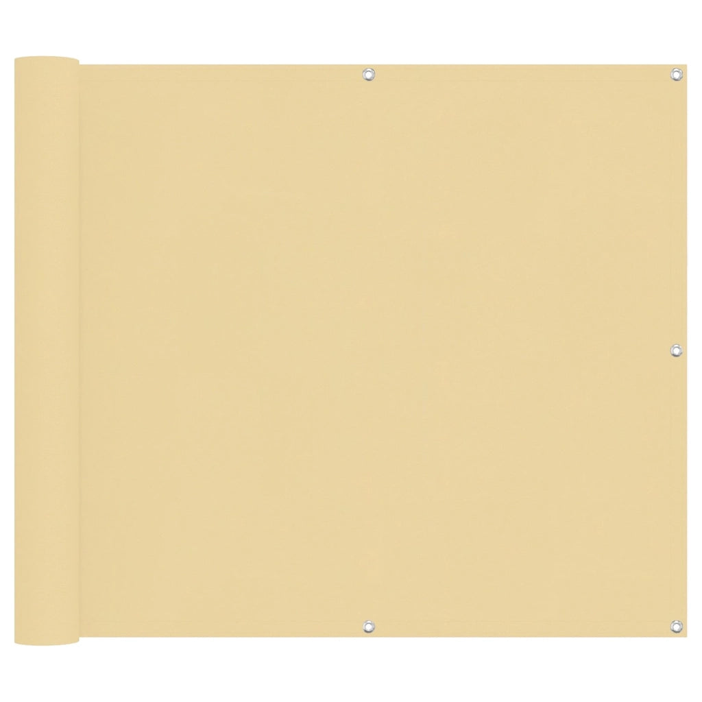 Schermo da balcone Sabbia 100 x 200 cm Tessuto Oxford