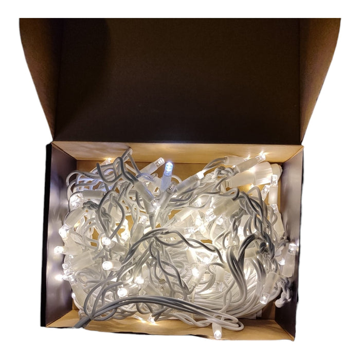 Tenda Luminosa 100 LED Bianco Caldo con Flash Bianco Freddo 5m Esterno IP44