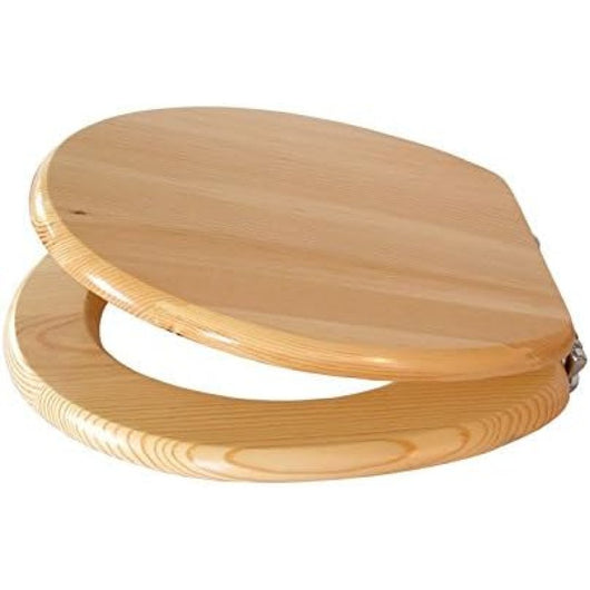 Frandis awcpin - sedile wc in legno di pino verniciato, con cern