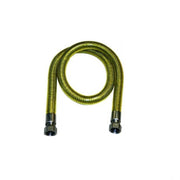 Tubo flessibile gas Gpl e Metano 1,5 mt 1/2'' FF Laccio in acciaio cucina