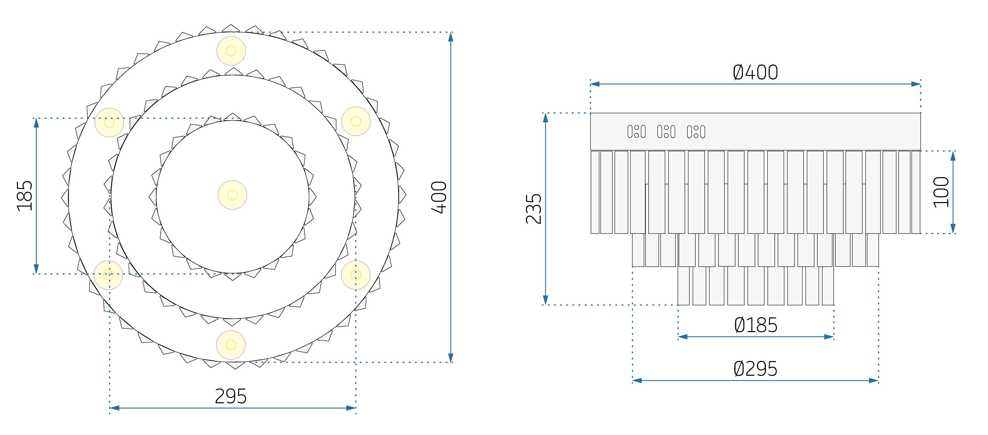 Lampada Da Soffitto APP780-7C