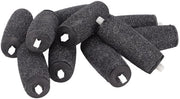 Pedicure a rotella 10 pezzi - Rotella sostitutiva per raschiatrice - Disegno curvo - Strumento per levigare - Rimuove la pelle morta - Particelle microabrasive - Rotella per pedicure