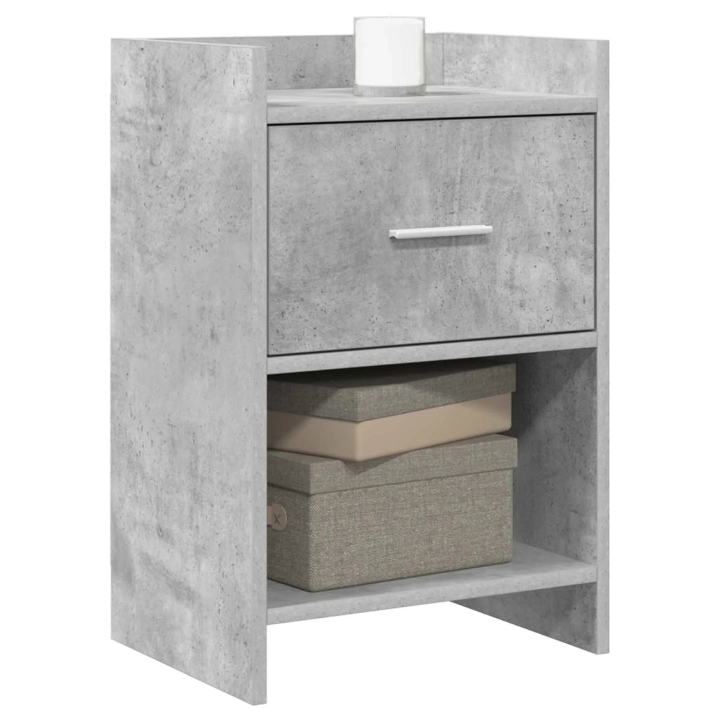 Comodini 2 pcs Grigio Cemento 40 x 30 x 60 cm 8010986