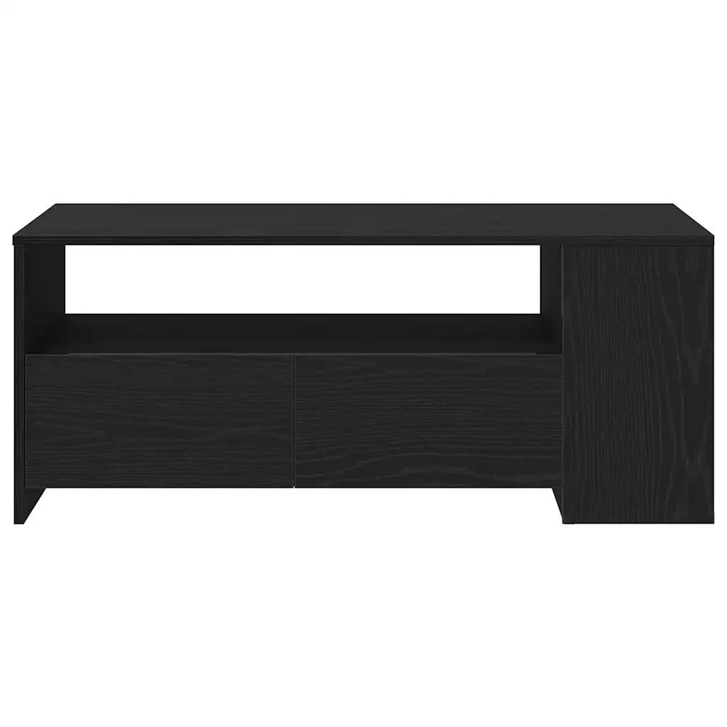 Tavolino da salotto con cassetto Rovere Nero 102 x 55 x 43,5 cm 862733