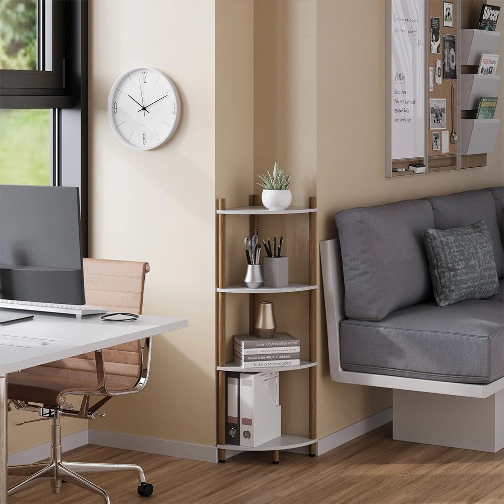 Vicco Libreria Bianco/pino 29 x 102.5 cm con 4 vani portaoggetti