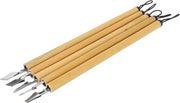 Kit di disegno per calligrafia con pennelli a linee parallele 5 pezzi per artisti dilettanti