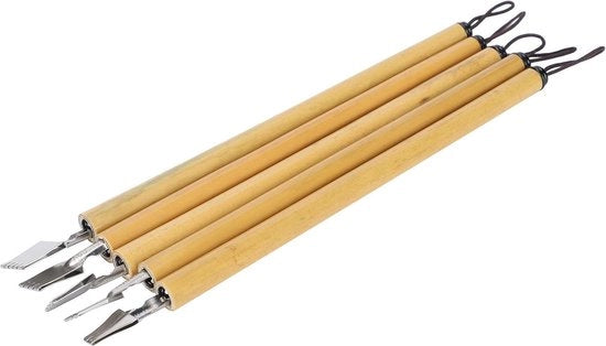 Kit di disegno per calligrafia con pennelli a linee parallele 5 pezzi per artisti dilettanti