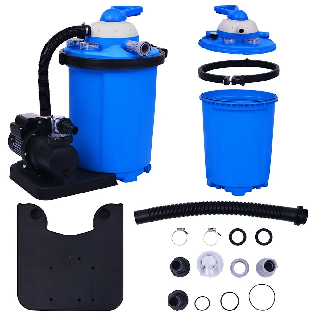 Pompa con Filtro a Sabbia con Timer 550 W 50 L 92292