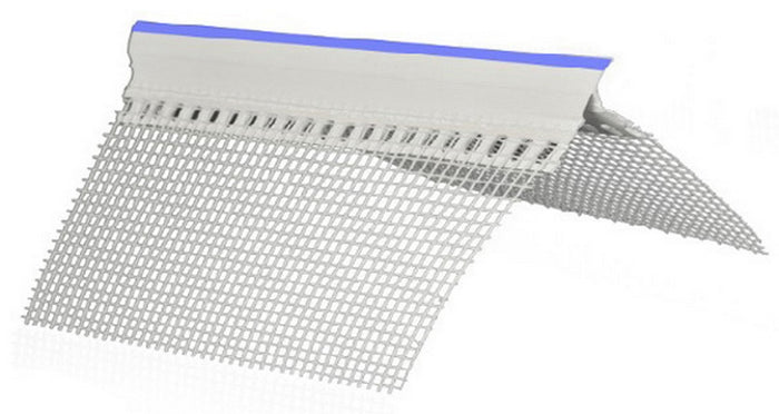 paraspigolo pvc con rete+gocciolatoio 250 cm cod:ferx.16991