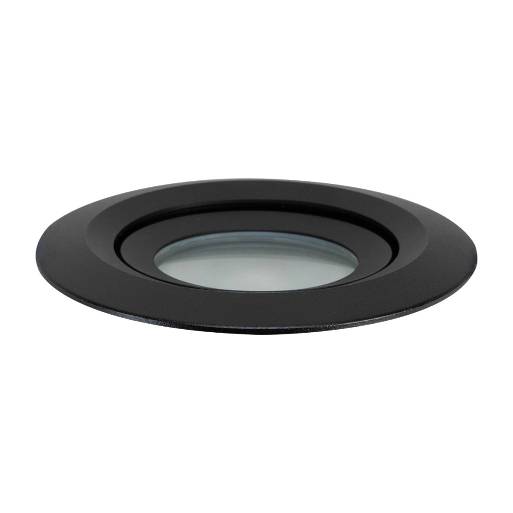 Faretto incasso Lagos orientabile GU10 nero IP65 LP