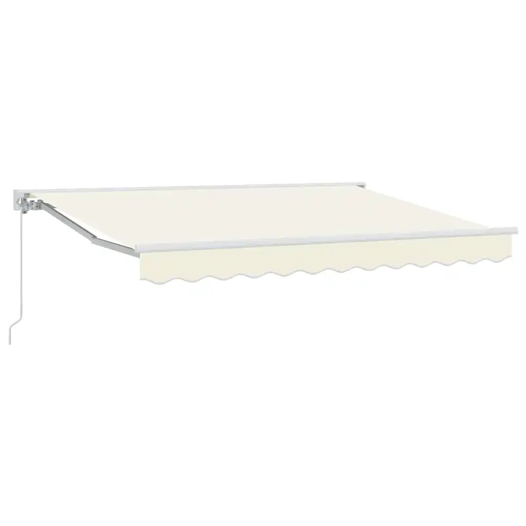 vidaXL Tenda Retrattile Crema 250x200 cm Tessuto
