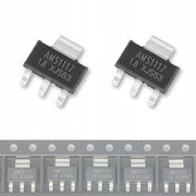 Stabilizzatore di Tensione AMS1117 5V 1A SMD SOT223 – Alta Efficienza, Protezione Sovraccarico, 2 Pezzi