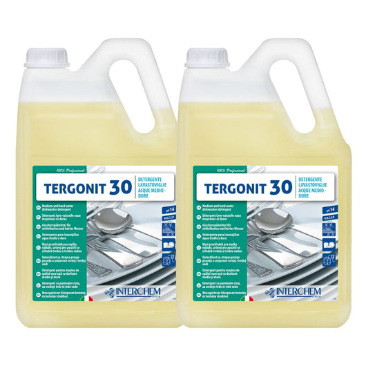 Tergonit 30 Kg 6 Detergente Alcalino Concentrato Acque Dure | Interchem, 2 Pezzi