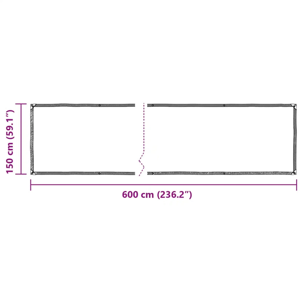 Copertura per Piante Trasparente 6 x 1,5 m PE 3429336