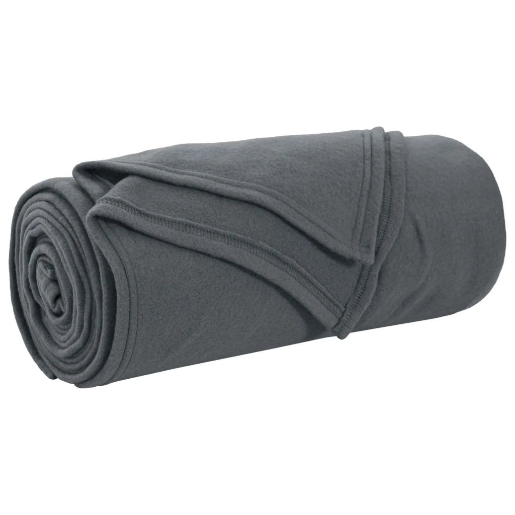 Coperte da Pile 6 pz Grigio scuro 170 x 130 cm Panno
