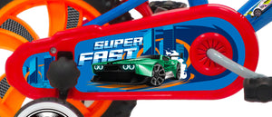 Bicicletta per Bambino 12” 1 Freno Gomme in EVA Hot Wheels Blu