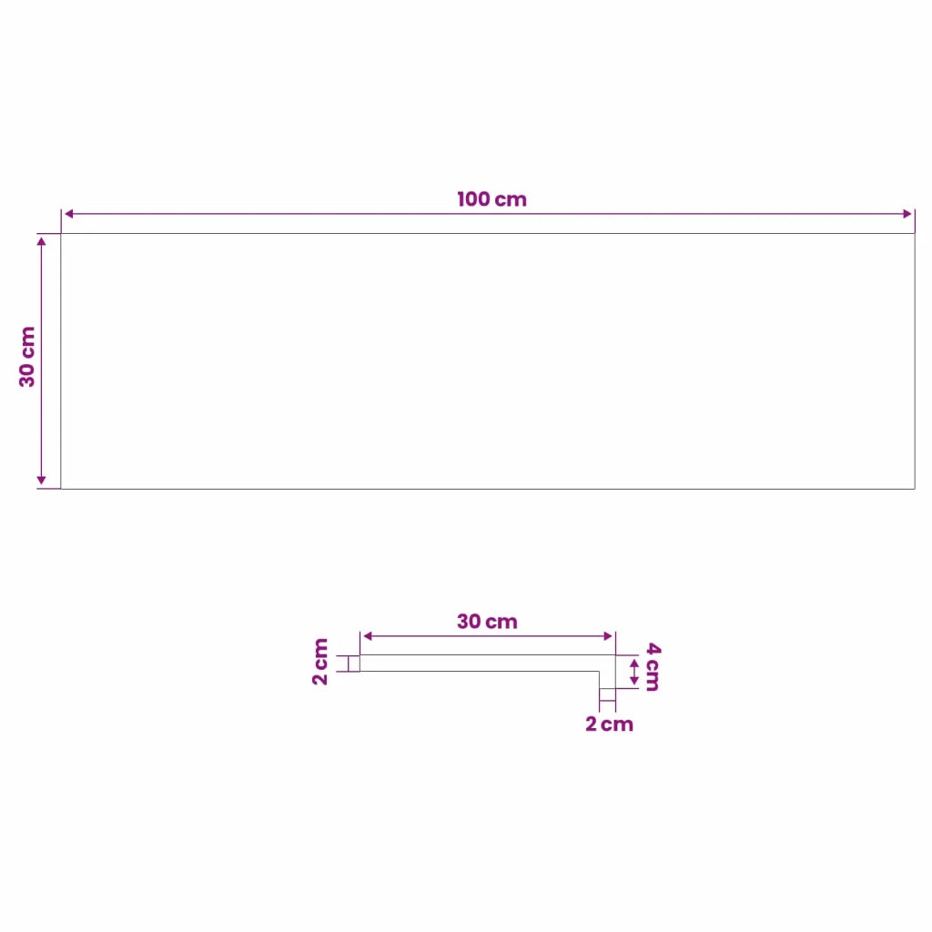 Tappeti per scale 20 pz 100 x 30 x 2 cm Marrone 3446517