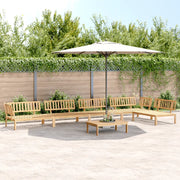 vidaXL Set Divano Pallet da Giardino 6 pz in Legno Massello di Acacia