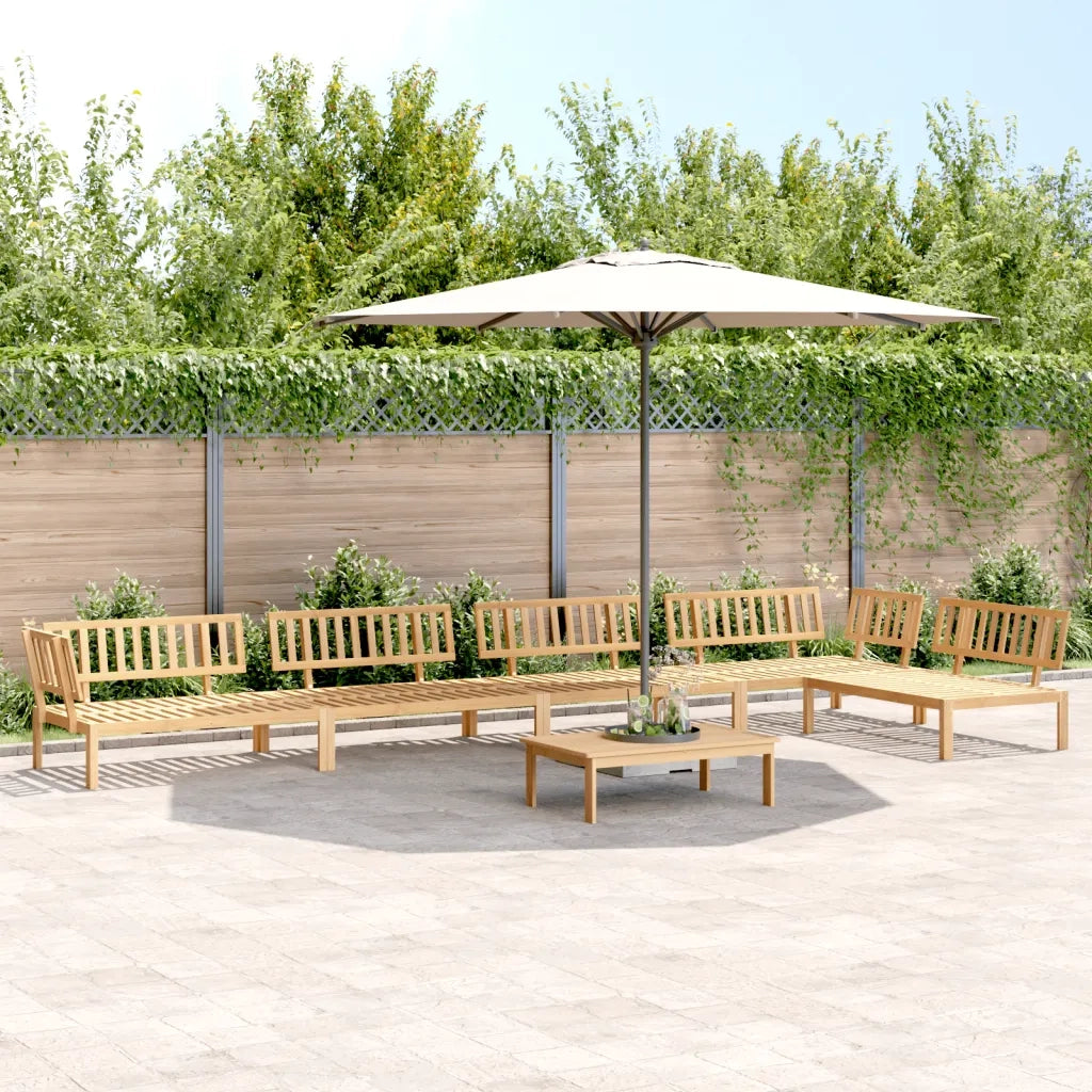 vidaXL Set Divano Pallet da Giardino 6 pz in Legno Massello di Acacia